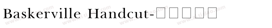 Baskerville Handcut字体转换